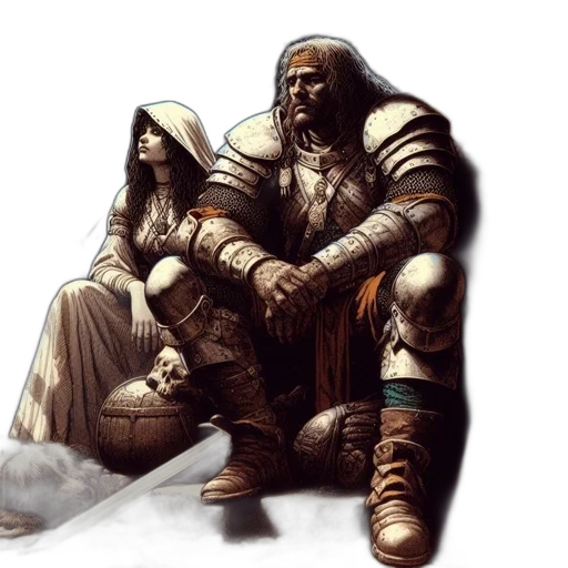 sword, fantasy art, concept art, comic book art transparent PNG cut-out