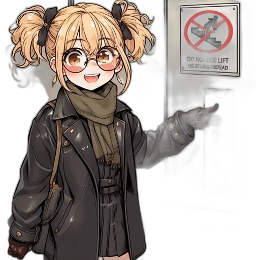 jacket, weapon, staff, anime transparent PNG cut-out
