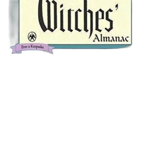 cover, witches, almanac, features transparent PNG cut-out