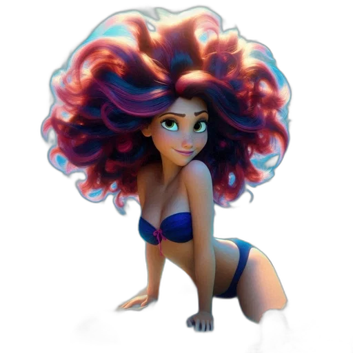 hair, crown, concept art, fantasy art transparent PNG cut-out