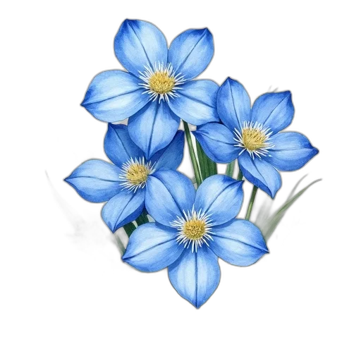 flower, crown, jewelry, staff transparent PNG cut-out
