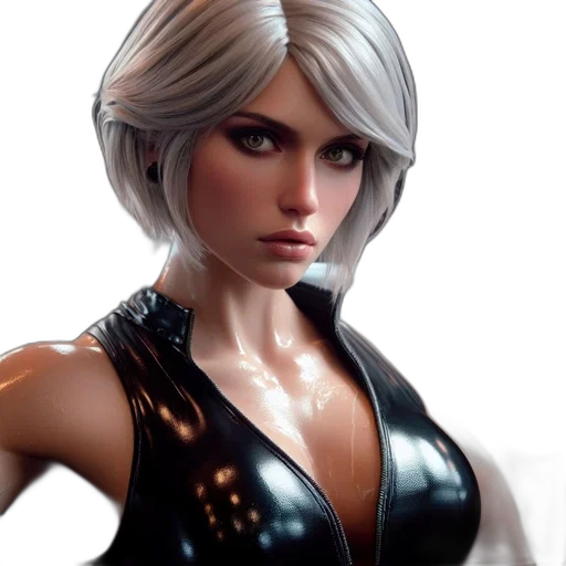 face, concept art, comic book art, photorealistic transparent PNG cut-out