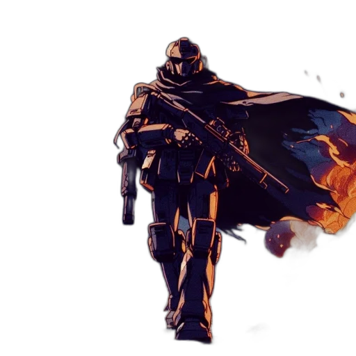 weapon, sword, robot, concept art transparent PNG cut-out