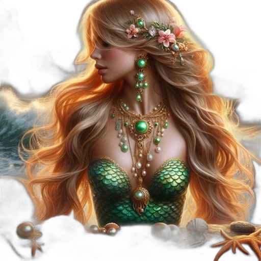 jewelry, crown, dress, fantasy art transparent PNG cut-out