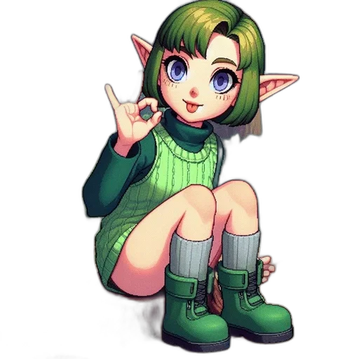staff, weapon, dress, creature transparent PNG cut-out