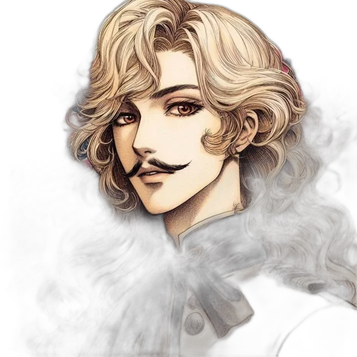 face, mask, fantasy art, watercolor transparent PNG cut-out