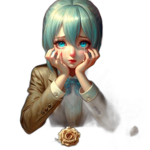 face, mask, flower, jewelry transparent PNG cut-out