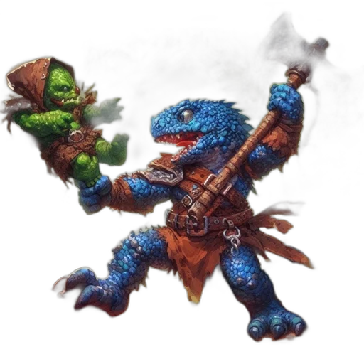 dragon, staff, creature, weapon transparent PNG cut-out
