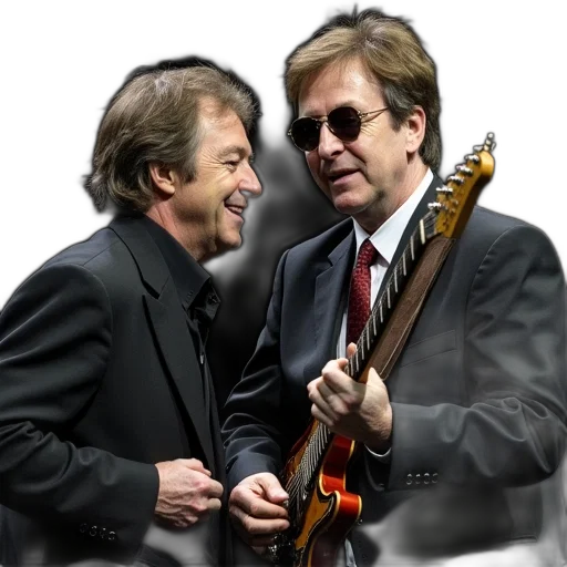 sir, paul, mccartney, elton transparent PNG cut-out