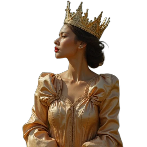 crown, jewelry, dress, jacket transparent PNG cut-out