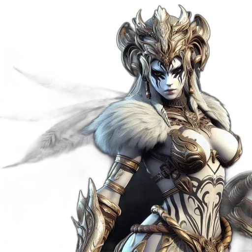 fantasy art, concept art, comic book art, anime transparent PNG cut-out