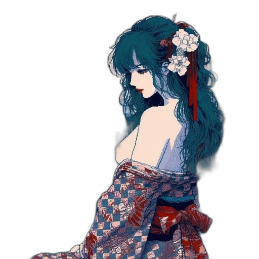 dress, flower, weapon, mask transparent PNG cut-out