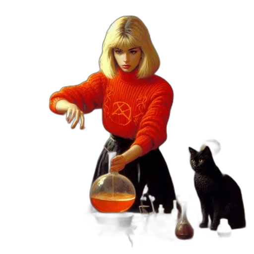 concept art, oil painting, pixel art, photorealistic transparent PNG cut-out