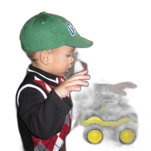 car, hat, jacket, photorealistic transparent PNG cut-out