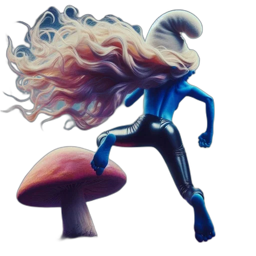 hair, creature, robot, mask transparent PNG cut-out