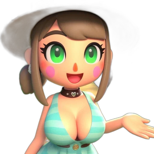 dress, face, staff, robot transparent PNG cut-out