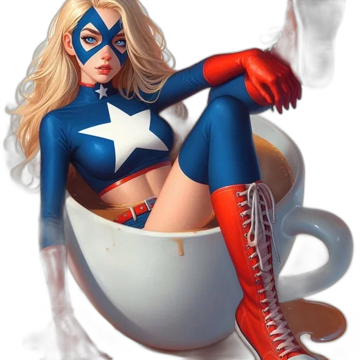 comic book art, concept art, fantasy art, cartoon transparent PNG cut-out