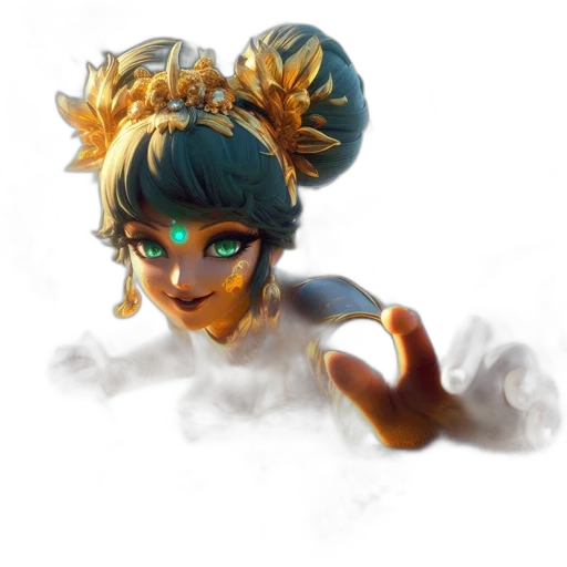 mask, crown, staff, face transparent PNG cut-out