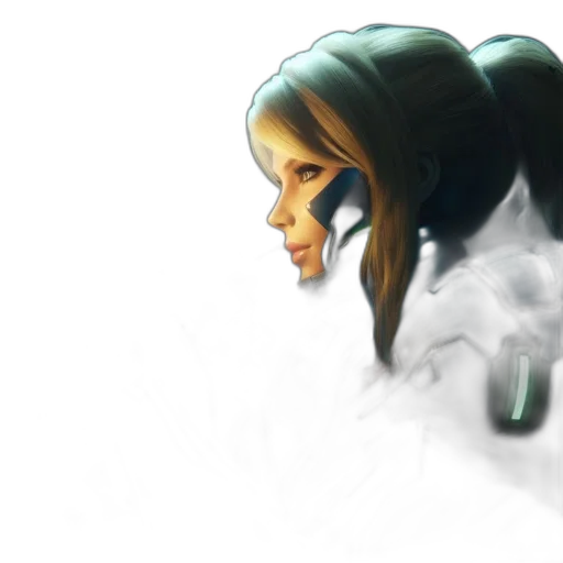 face, robot, mask, concept art transparent PNG cut-out