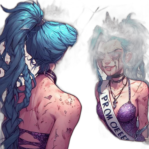 crown, hair, concept art, watercolor transparent PNG cut-out