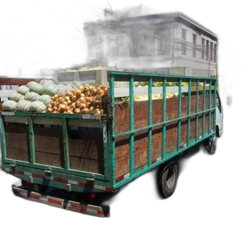 food, car, photorealistic, 3d render transparent PNG cut-out