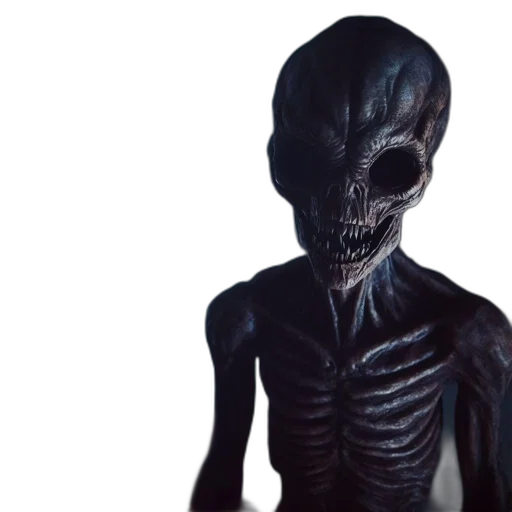 creature, mask, face, concept art transparent PNG cut-out