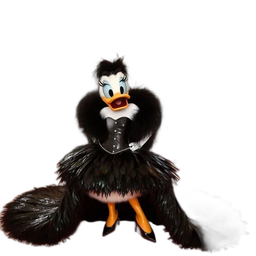animal, creature, dress, hair transparent PNG cut-out