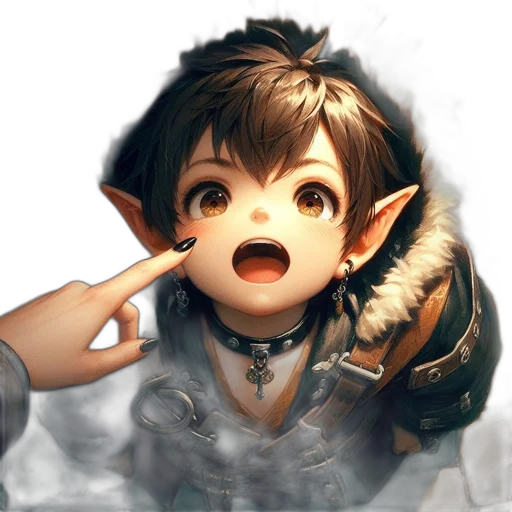 face, dragon, creature, staff transparent PNG cut-out