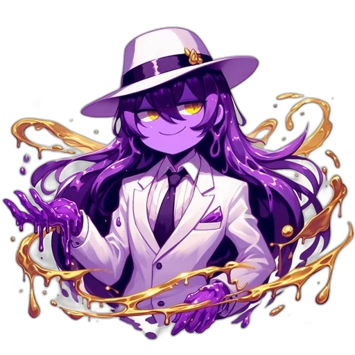staff, hat, pixel art, vaporwave transparent PNG cut-out