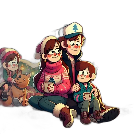 concept art, pixel art, watercolor, cartoon transparent PNG cut-out