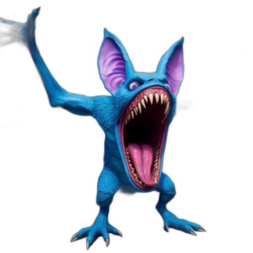 dragon, creature, staff, animal transparent PNG cut-out
