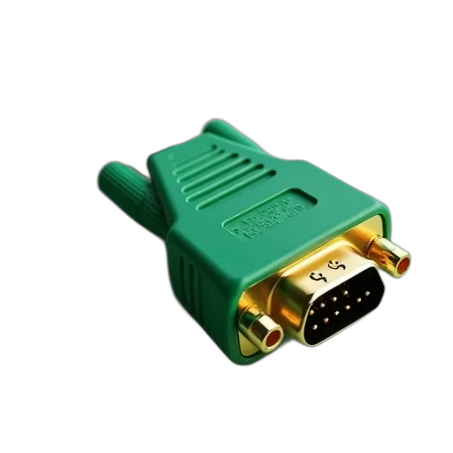 weapon, 3d render, ugreen, vga transparent PNG cut-out
