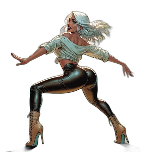 concept art, comic book art, fantasy art, 3d render transparent PNG cut-out
