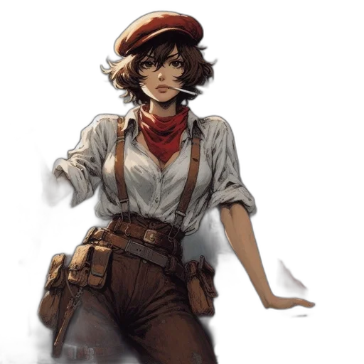 staff, hat, weapon, concept art transparent PNG cut-out