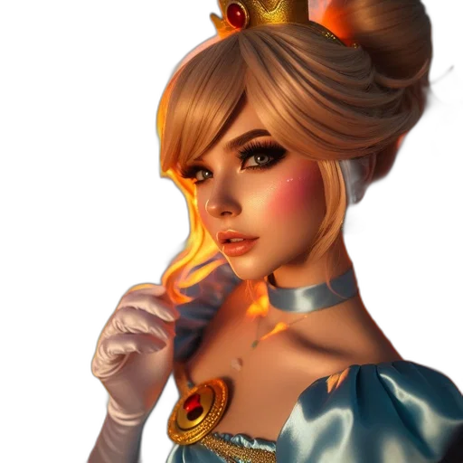 crown, staff, face, dress transparent PNG cut-out