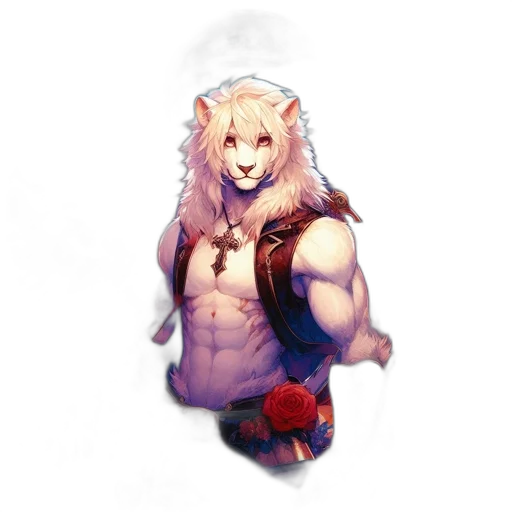 animal, creature, staff, fantasy art transparent PNG cut-out