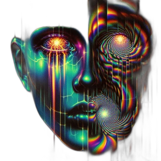 mask, face, robot, cyberpunk transparent PNG cut-out
