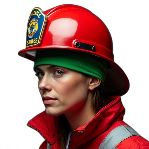 hat, staff, face, jacket transparent PNG cut-out