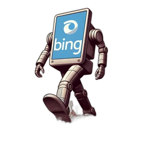 robot, staff, 3d render, comic book art transparent PNG cut-out