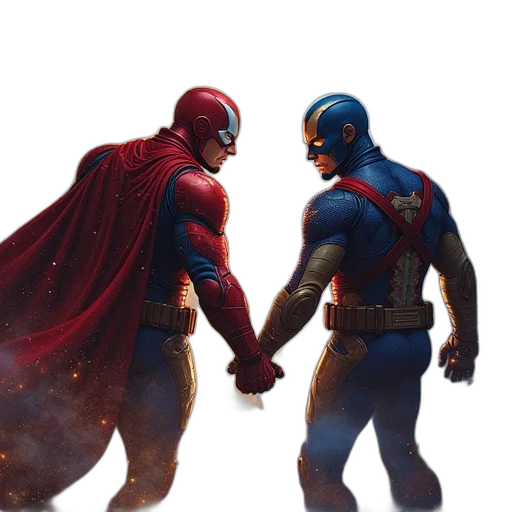 comic book art, concept art, page, avengers transparent PNG cut-out