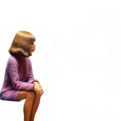 hair, furniture, dress, face transparent PNG cut-out