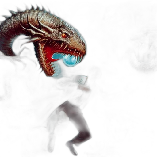 dragon, creature, animal, concept art transparent PNG cut-out