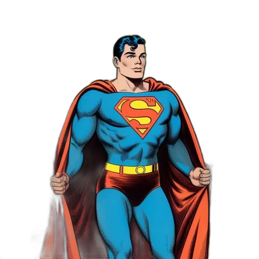 comic book art, concept art, cartoon, 3d render transparent PNG cut-out