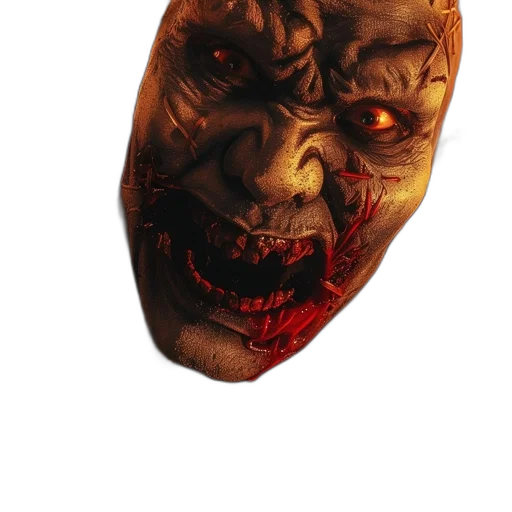 mask, face, photorealistic, 3d render transparent PNG cut-out