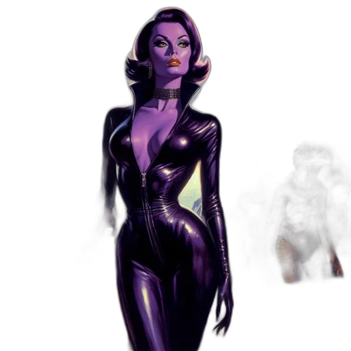 dress, concept art, comic book art, fantasy art transparent PNG cut-out