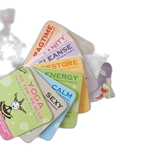collection, colorful, cards, phrases transparent PNG cut-out