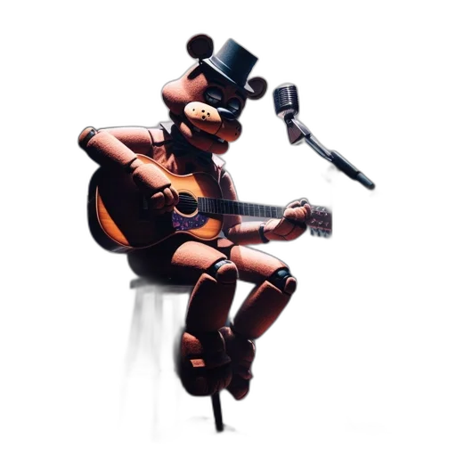 robot, hat, 3d render, concept art transparent PNG cut-out