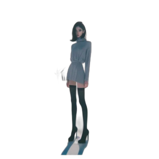 dress, robot, creature, shoes transparent PNG cut-out