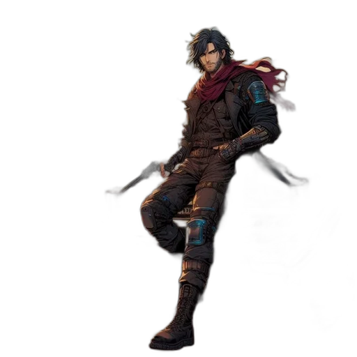 sword, weapon, jacket, staff transparent PNG cut-out