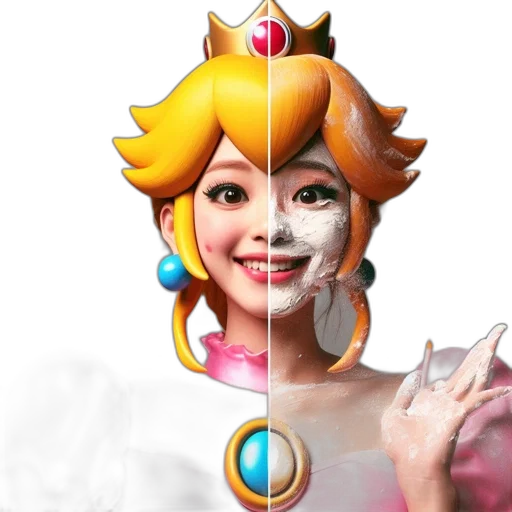 mask, crown, face, weapon transparent PNG cut-out